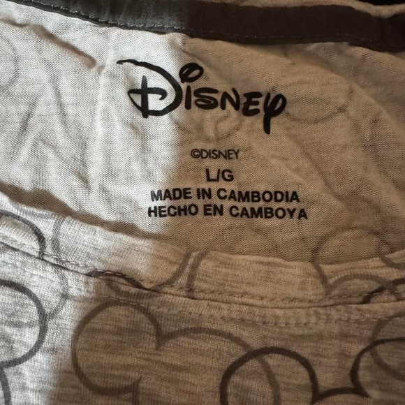 Disney Mickey Mouse pajama set Size Large - Picture 3 of 5